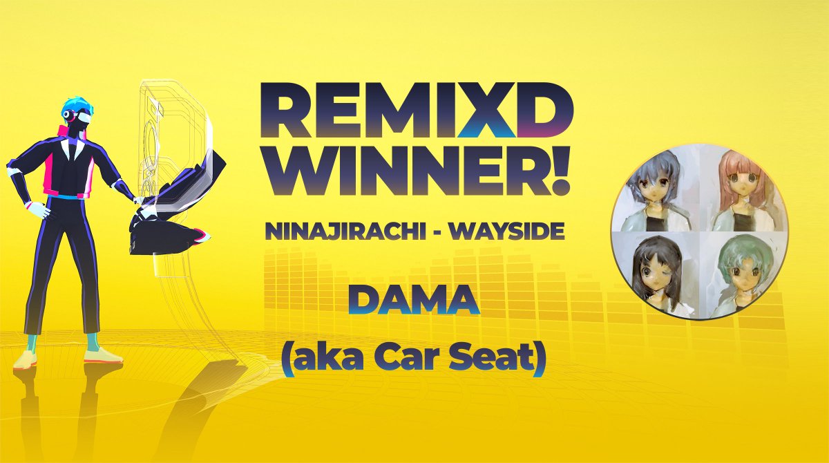 Spin Rhythm XD (@spinrhythmgame) on Twitter photo Congrats to <a href="/fandamaless/">Dama!!! On Ice</a> for winning Wayside RemiXD this week! This is their tenth win, an incredible milestone that makes them the winningest RemiXD Winner by two whole wins!
You can expect to see & play this RemiXD Chart of 'Wayside' in-game in a future update! Congrats to <a href="/fandamaless/">Dama!!! On Ice</a> for winning Wayside RemiXD this week! This is their tenth win, an incredible milestone that makes them the winningest RemiXD Winner by two whole wins!
You can expect to see & play this RemiXD Chart of 'Wayside' in-game in a future update!