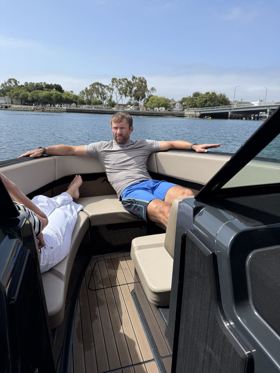 mttgrmm's tweet image. Spent the morning with @dontmitch test driving the @ArcBoats Sport… Thanks Mitch!
The Arc Sport is pretty freaking incredible. Amazing boat, so much fun.
I was able to get up on the wakeboard on my first try (yay!) and subsequently ate it pretty hard 😂