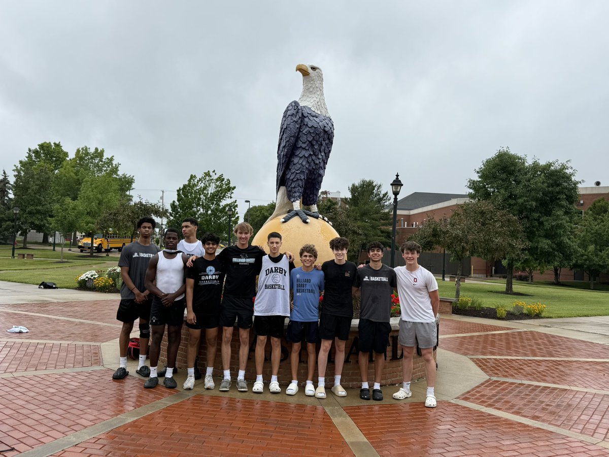DarbyHoops's tweet image. Thanks to @AshlandU_Hoops for hosting today. Continuing to improve as a group. Back at in tomorrow AM. Go Panthers!