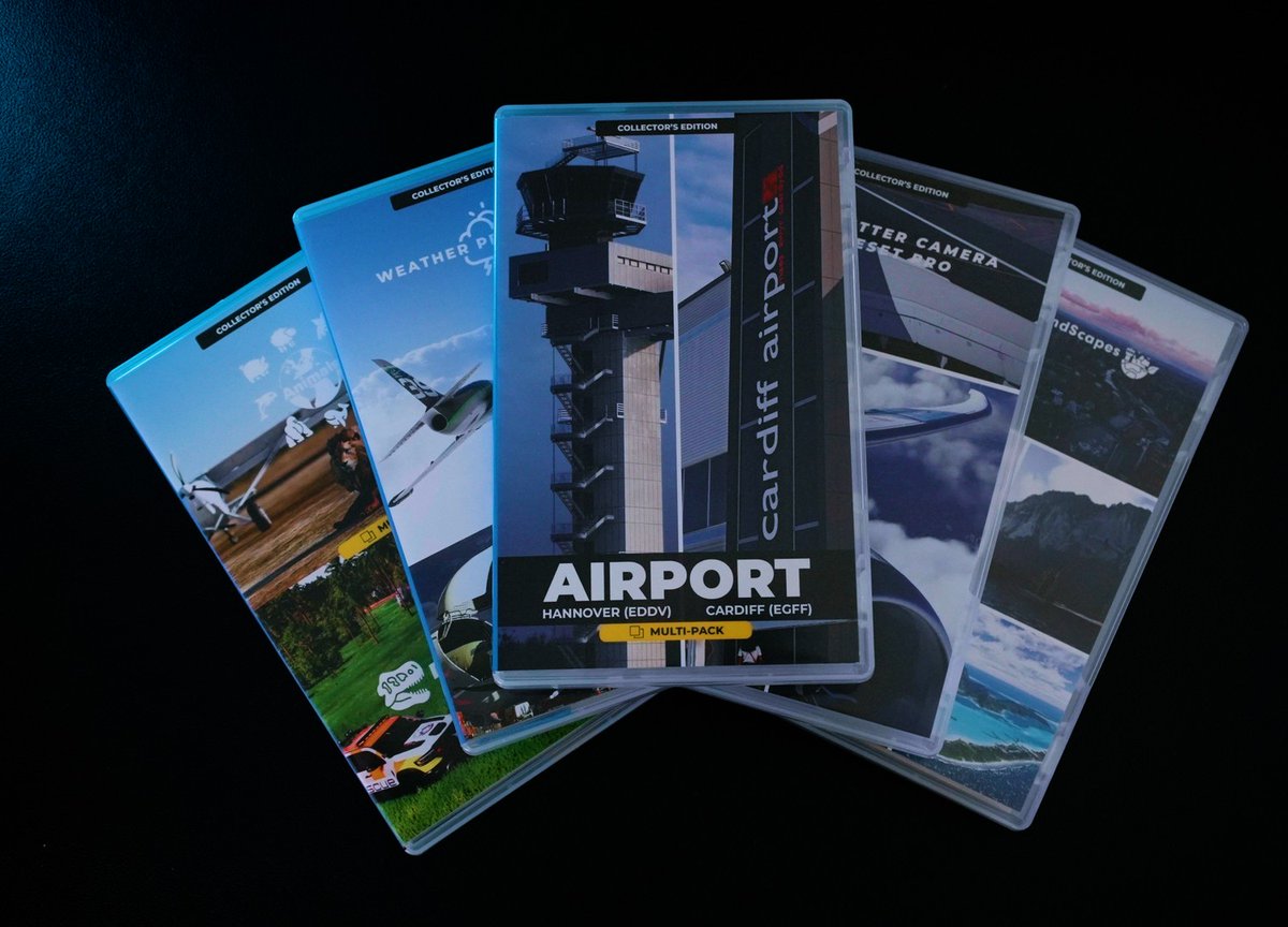 soflysim's tweet image. Pre-orders for our physical range of products close on Saturday, 21st June 2025. Be sure to get yours to guarantee collection at FlightSimExpo 2025. 

Very short supplies left. Pre-order today and save $5 on each of our physical goodies.

sofly.io/pages/physical