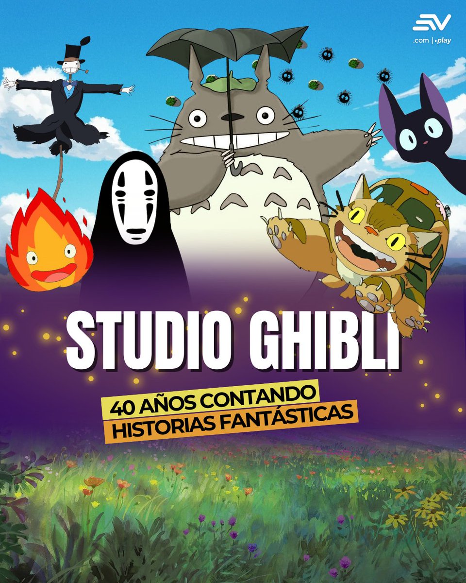 🎂 El 15 de junio de 1985, Hayao Miyazaki, Isao Takahata y Toshio Suzuki fundaron Studio Ghibli 📽, y dieron rienda suelta a una serie de personajes que se ganaron los corazones de la animación. 👉 bit.ly/409HYjI