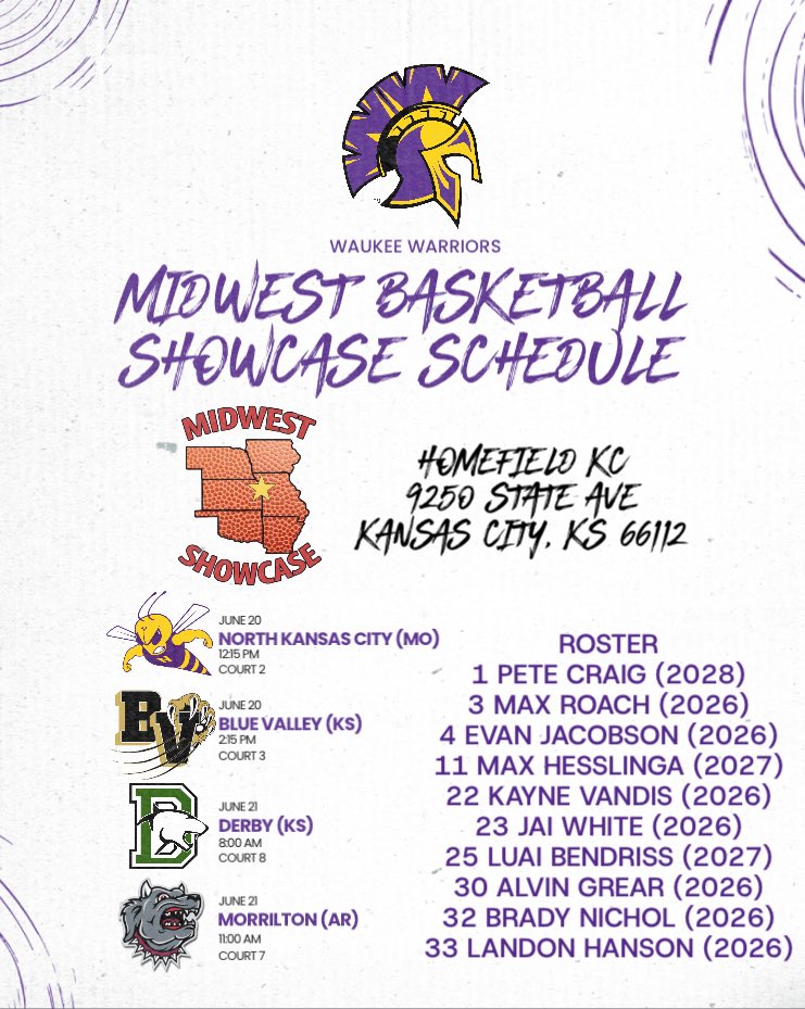 Here’s my schedule for this weekend at the <a href="/MW_Showcase/">Midwest Showcase</a>