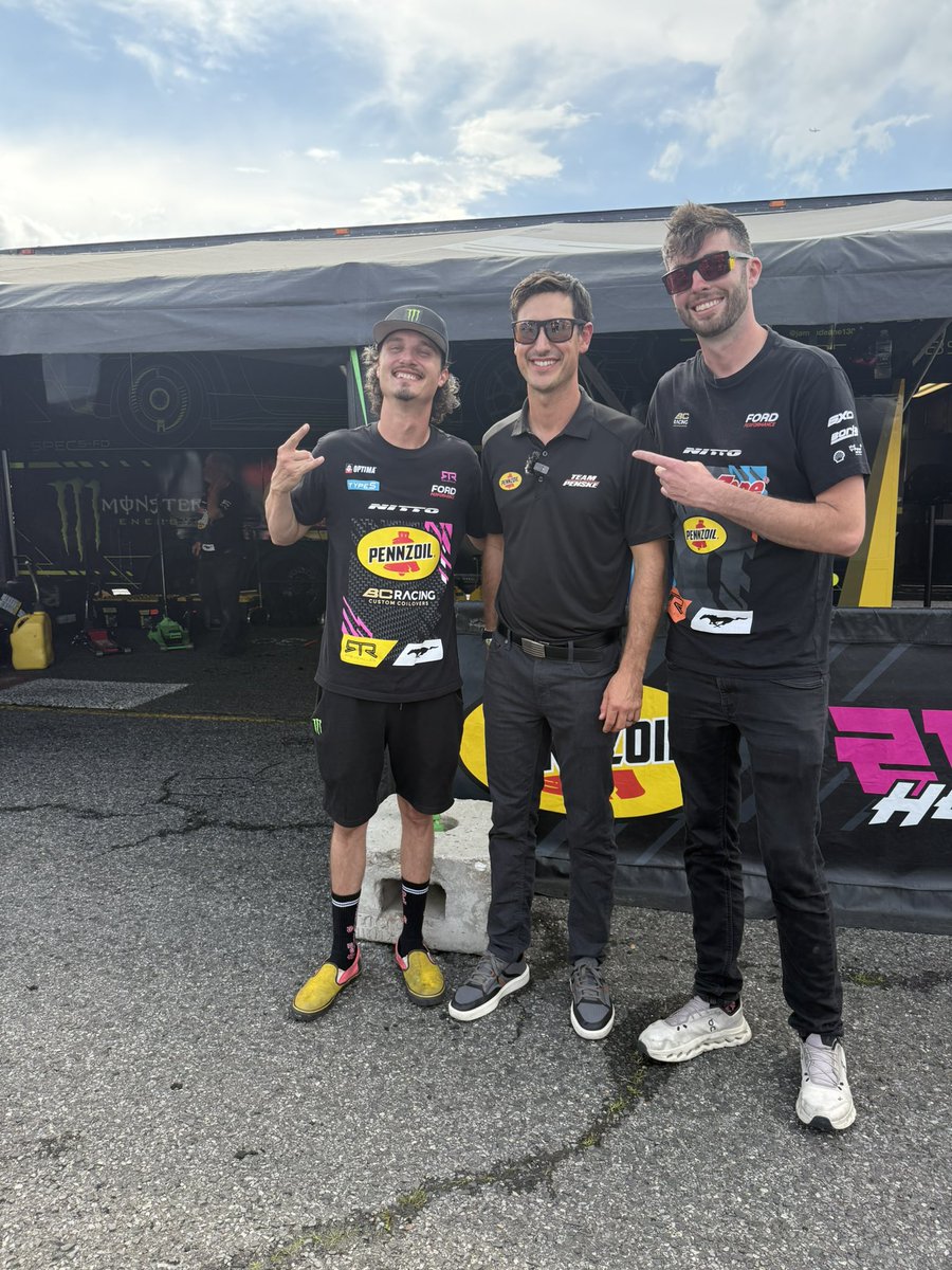 Joey Logano (@joeylogano) on Twitter photo Before we head to <a href="/PoconoRaceway/">Pocono Raceway</a> this weekend, checking out my first <a href="/FormulaDrift/">Formula DRIFT</a> race! Thanks to the <a href="/RTRVehicles/">RTR Vehicles</a> team and <a href="/JamesDeane130/">James Deane</a> and Ben Hobson for hosting me here at <a href="/RacewayPark/">Raceway Park</a>! #FunHaver <a href="/VaughnGittinJr/">Vaughn Gittin Jr.</a> Before we head to <a href="/PoconoRaceway/">Pocono Raceway</a> this weekend, checking out my first <a href="/FormulaDrift/">Formula DRIFT</a> race! Thanks to the <a href="/RTRVehicles/">RTR Vehicles</a> team and <a href="/JamesDeane130/">James Deane</a> and Ben Hobson for hosting me here at <a href="/RacewayPark/">Raceway Park</a>! #FunHaver <a href="/VaughnGittinJr/">Vaughn Gittin Jr.</a>