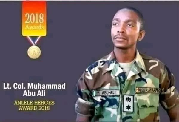 He rescued 296 women from Sambisa Forest. His legacy is that great.

Nicknamed Sarkin Yaki (War King) in Hausa, Abu Ali was a nightmare to Boko Haram. Promoted from Major to Lt. Col. in 2015 for his gallantry, soldiers lifted him high, chanting for even greater honors.