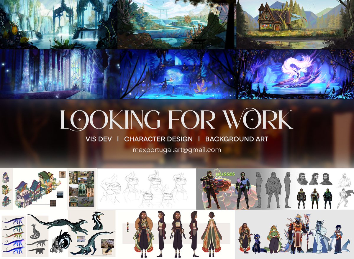 Eldritch_Toast's tweet image. Like I mentioned yesterday, I’m now back to job hunting! 

Hello to any new people that come across this post! My name is Max and I’m a visdev &amp;amp; concept artist looking to work in both the video game and animation industry 🌻

My portfolio will be linked below ⤵️