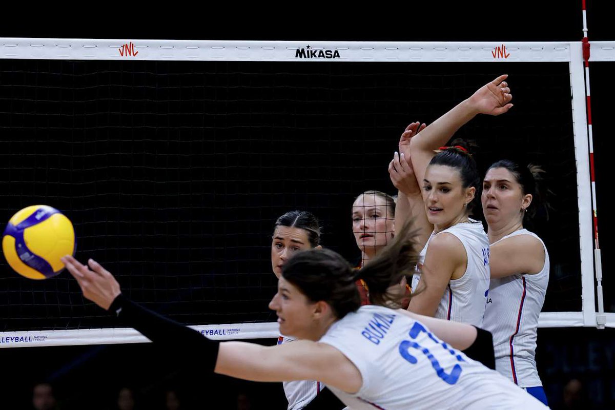 Volleytrails (@volleytrails) on Twitter photo 🇷🇸 Serbia women’s team is now on a 10-game losing streak in the VNL. What do you think is missing from their game? #VNL2025 #volleyball
📸 <a href="/volleyballworld/">Volleyball World</a> 🇷🇸 Serbia women’s team is now on a 10-game losing streak in the VNL. What do you think is missing from their game? #VNL2025 #volleyball
📸 <a href="/volleyballworld/">Volleyball World</a>