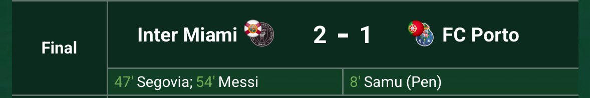 TRIUNFAZO HISTÓRICO DEL INTER MIAMI.