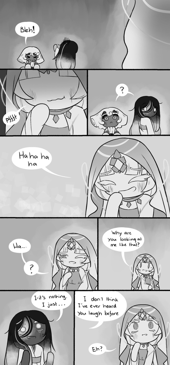 TheSparkledash's tweet image. Corrupted Dark Cacao AU [Mirror of the Soul page 17-18]

Something tells me Mystic Flour Cookie can&apos;t claim to be apathetic anymore. I&apos;m sure she&apos;ll handle this realization well

#cookierun #cookierunkingdom #darkcacaocookie #mysticflourcookie #cloudhaetaecookie