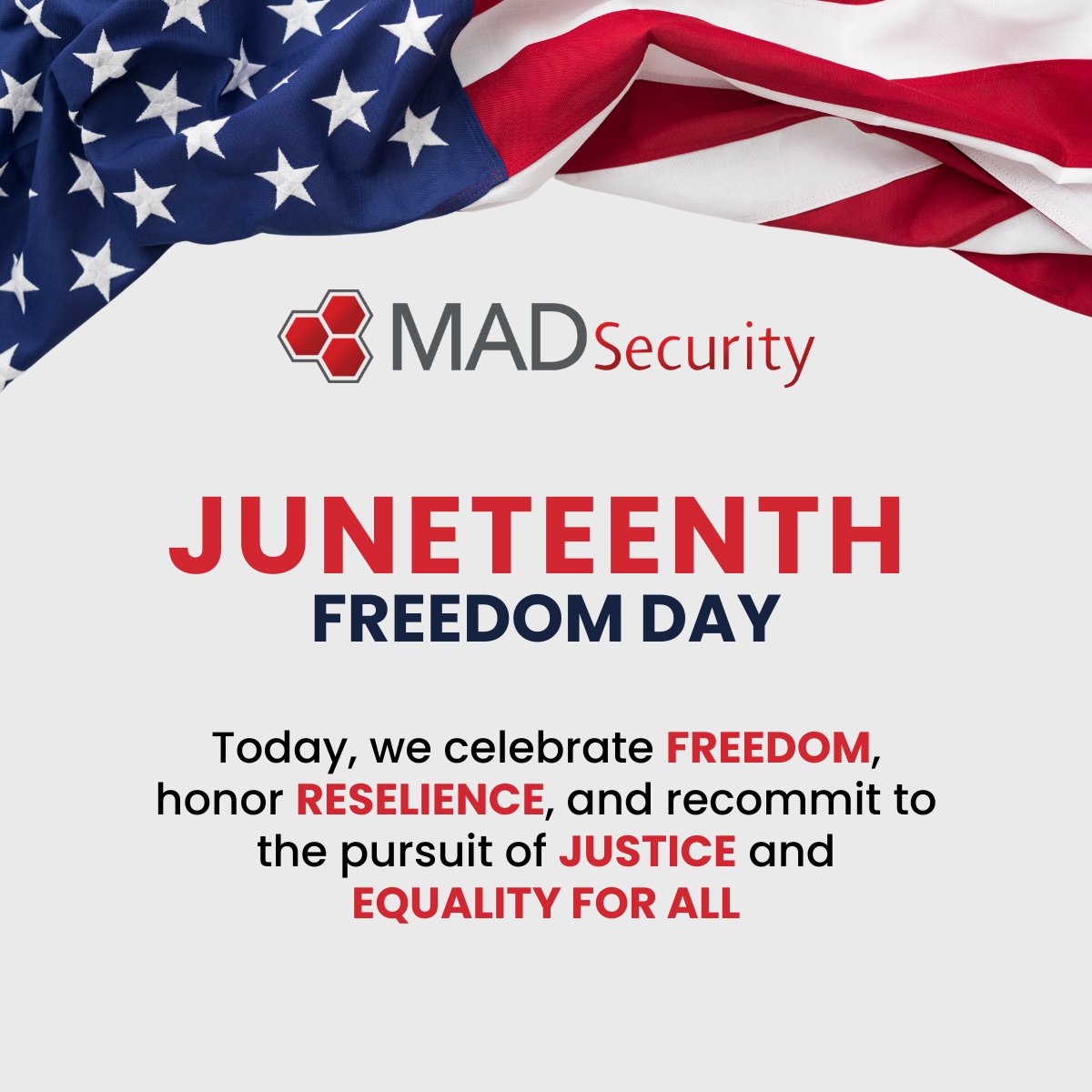 Today, we commemorate Juneteenth, a pivotal moment in American history marking the end of slavery in the United States. 

This day is not just about remembering the past, it is about celebrating progress, resilience, and the ongoing pursuit of equality and justice.