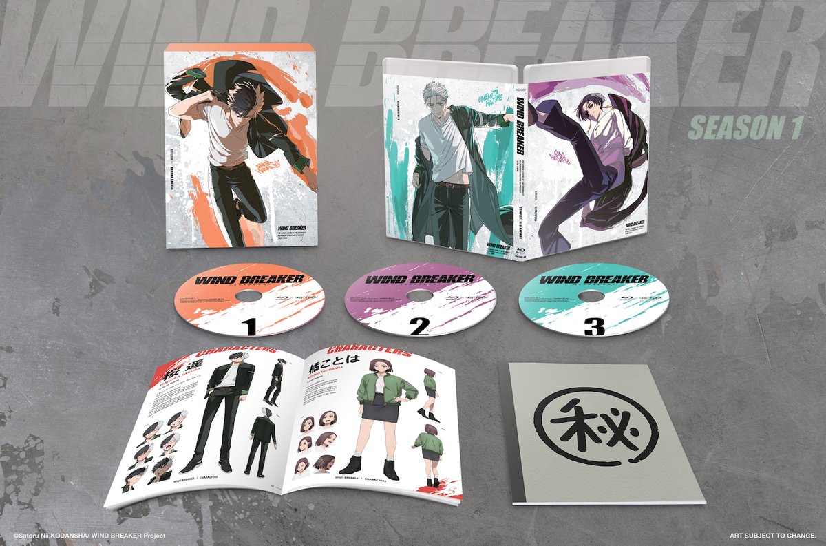 Don't forget, WIND BREAKER fans, Season 1 is now on Blu-ray! This store exclusive includes a special booklet and a secret notepad. 🗒️👊

GET: got.cr/windbreakers1i…