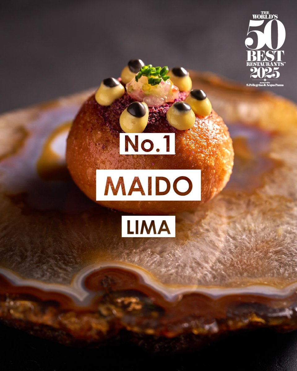 Marca PERÚ 🇵🇪 (@marcaperu) on Twitter photo ¡ORGULLO PERUANO! 😍🇵🇪
Cuatro restaurantes peruanos en la lista de los 50 Mejores Restaurantes del Mundo por <a href="/TheWorlds50Best/">The World's 50 Best</a>, con Maido del chef peruano Mitsuharu 'Micha' Tsumura en el PRIMER LUGAR del ranking. ¡Conoce a los demás ganadores! 👇🧵
#MarcaPerú #OrgulloPeruano ¡ORGULLO PERUANO! 😍🇵🇪
Cuatro restaurantes peruanos en la lista de los 50 Mejores Restaurantes del Mundo por <a href="/TheWorlds50Best/">The World's 50 Best</a>, con Maido del chef peruano Mitsuharu 'Micha' Tsumura en el PRIMER LUGAR del ranking. ¡Conoce a los demás ganadores! 👇🧵
#MarcaPerú #OrgulloPeruano
