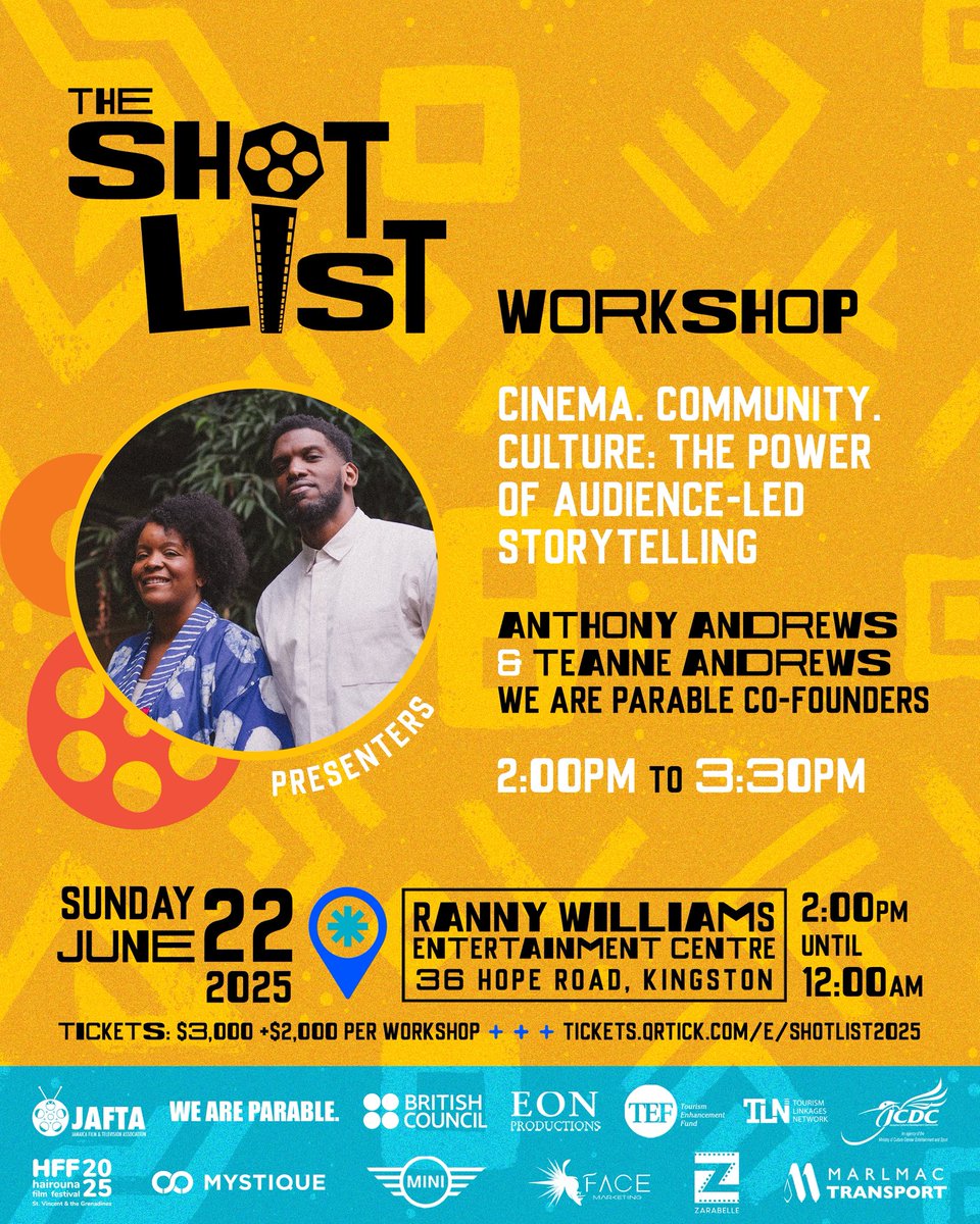 WORKSHOP 1 of 3:
Cinema. Community. Culture: The Power of Audience-Led Storytelling

Join <a href="/weareparable/">We Are Parable</a> co-founders as they lead a conversation on audience-led storytelling. Discover how engagement and authentic narratives can transform the way we create and connect through film.