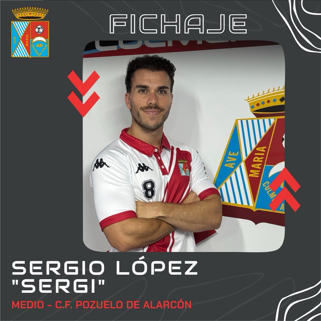 🔴⚪ FICHAJE CONFIRMADO ⚪🔴
Sergio López “Sergi” regresa a la ADCV, procedente del C.F. Pozuelo de Alarcón.

📍 Centrocampista con criterio, intensidad y experiencia en la categoría, que ya defendió nuestros colores años atrás.
Ahora vuelve a casa para aportar equilibrio y