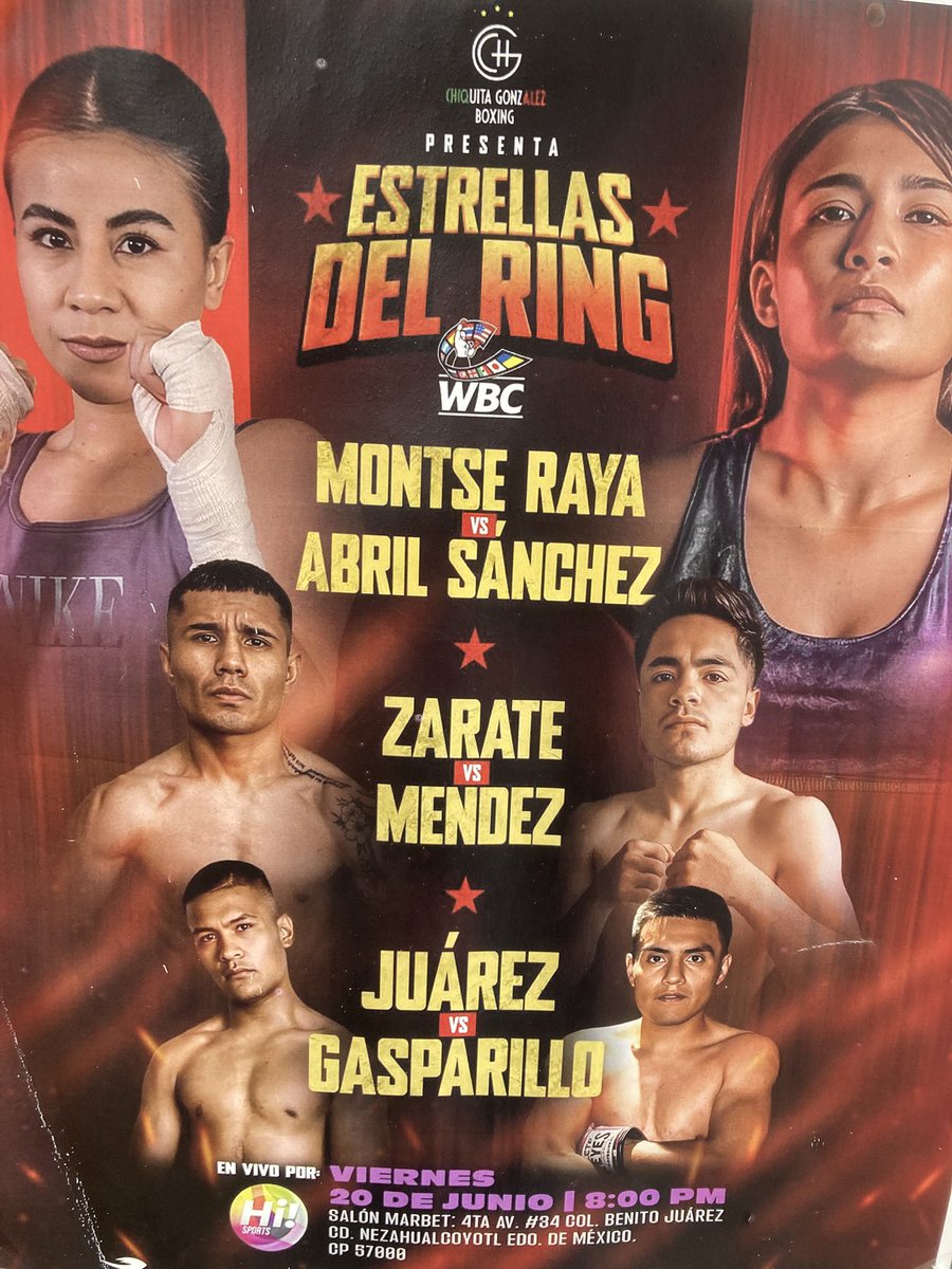 On the way to Salon Marbet, my favorite boxing arena on earth.

No puedo esperar!!