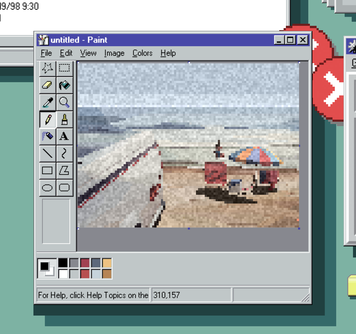 Good evening from Windows '98