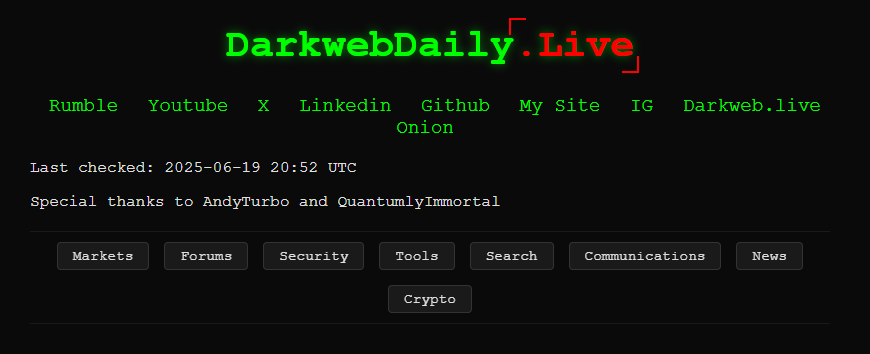 payl0add3fuse's tweet image. Hello @DoingFedTime ,

Really thanks for your job with DarkwebDaily 🎖️

#OPSEC #CyberAwareness #SecurityMindset