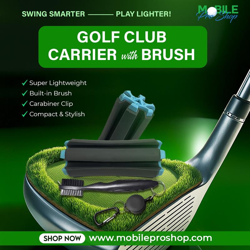 MobileProShopTN's tweet image. 🚀 Swing smarter, play lighter! ⛳ Tired of heavy golf bags? Grab the Ultra-Sleek Golf Club Carrier – lightweight, compact &amp;amp; stylish with built-in brush + clip. 🏌️‍♂️
👉 [amzn.to/4jkMtPk]
#GolfGadgets #SwingEasy