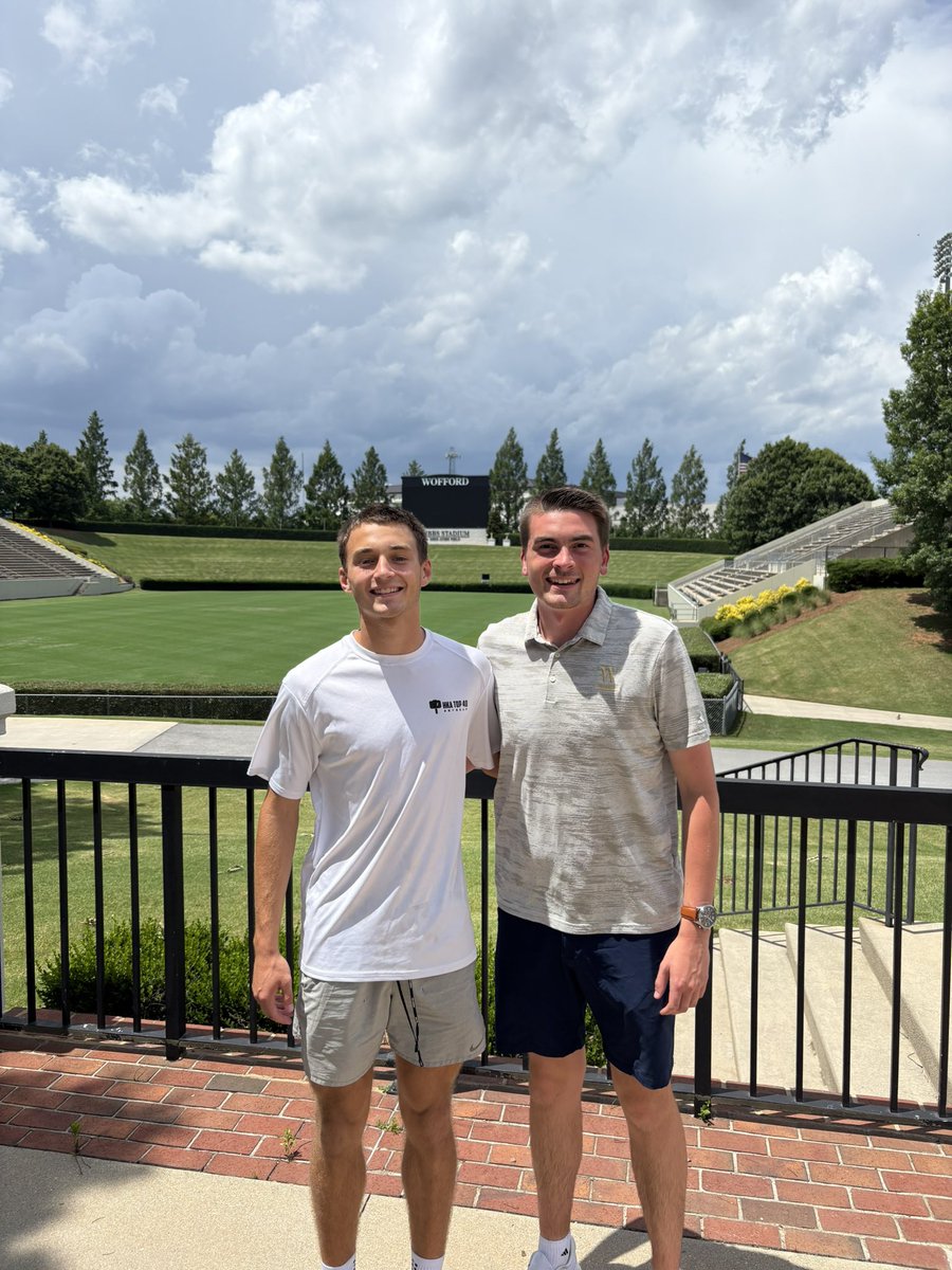 Keenan Fisher (@keenanfisher26) on Twitter photo Amazing day with <a href="/Wofford_FB/">Wofford Football</a>! Thank you <a href="/JacobPoag/">Jacob Poag</a> and <a href="/CoachRoyston/">Dustin Royston</a> for having me out. Thank you for showing me around campus and the hospitality! I look forward to coming back!
<a href="/RecruitsCenTex/">Coach Jimmy Andrews</a> <a href="/HKA_Tanalski/">Adam</a> <a href="/wcsBHSge/">Coach Evans</a> <a href="/JamesWilhoit25/">James Wilhoit</a> Amazing day with <a href="/Wofford_FB/">Wofford Football</a>! Thank you <a href="/JacobPoag/">Jacob Poag</a> and <a href="/CoachRoyston/">Dustin Royston</a> for having me out. Thank you for showing me around campus and the hospitality! I look forward to coming back!
<a href="/RecruitsCenTex/">Coach Jimmy Andrews</a> <a href="/HKA_Tanalski/">Adam</a> <a href="/wcsBHSge/">Coach Evans</a> <a href="/JamesWilhoit25/">James Wilhoit</a>