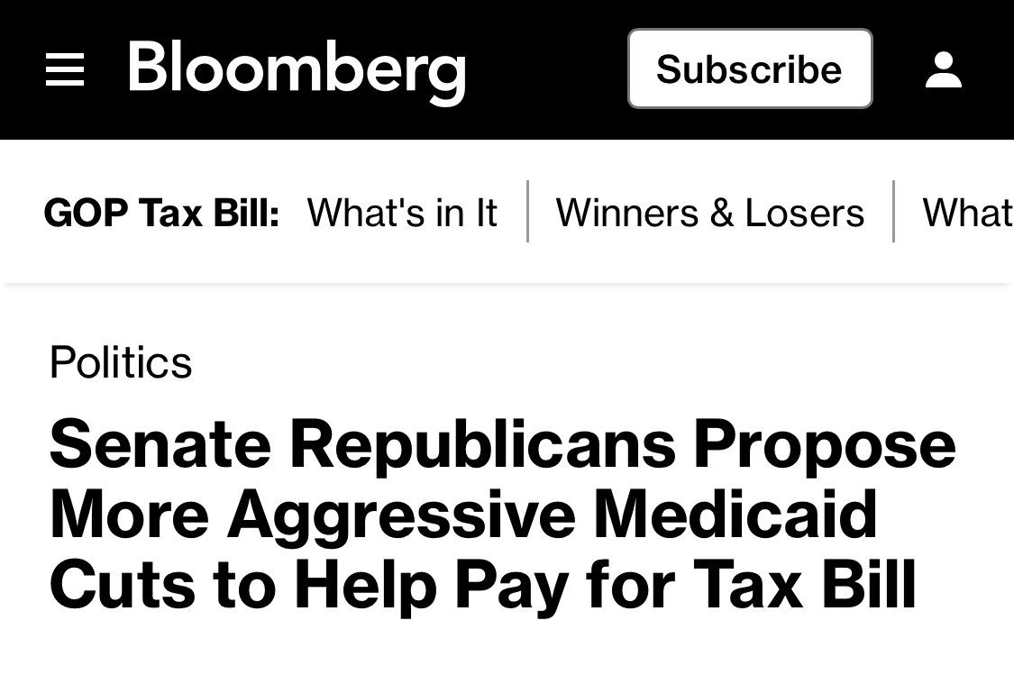 Republican Senator Bill Cassidy is trying to kill Trump’s tax legislation by adding “poison pill” Medicaid cuts that he knows will sink it.

Senator Cassidy is pretending to be a fiscal conservative, but the real motive is destroying the tax legislation entirely.

Don’t forget: