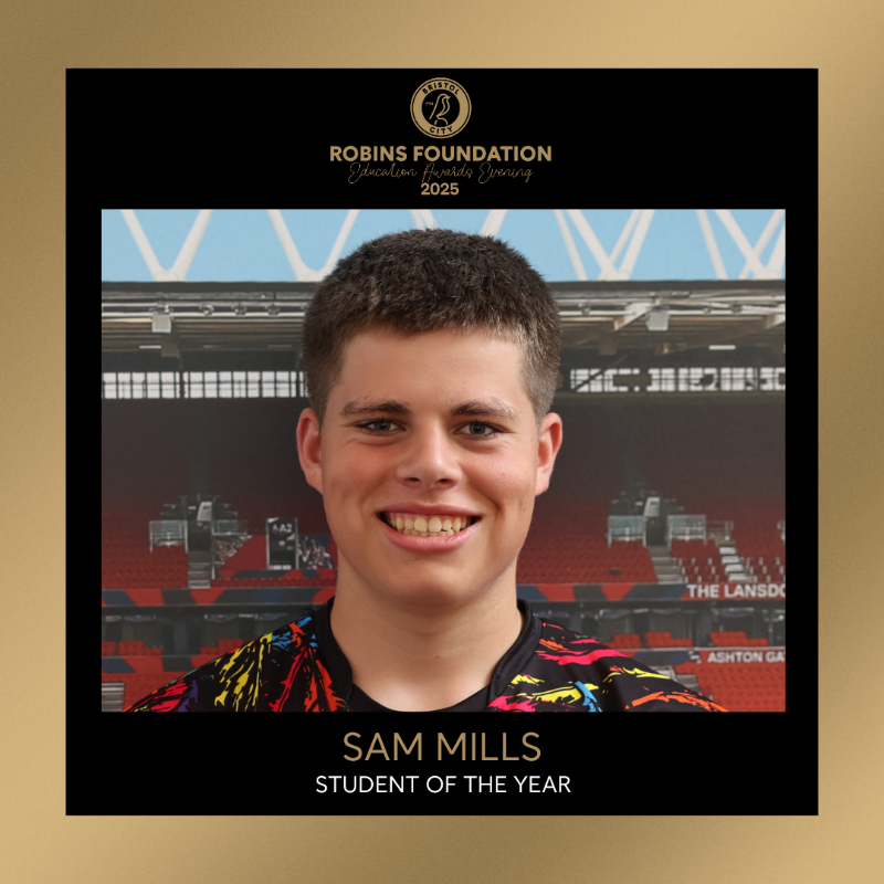 Congratulations Sam 🏆

#RobinsEducationAwards | <a href="/EducationRobins/">Robins Foundation Education</a>