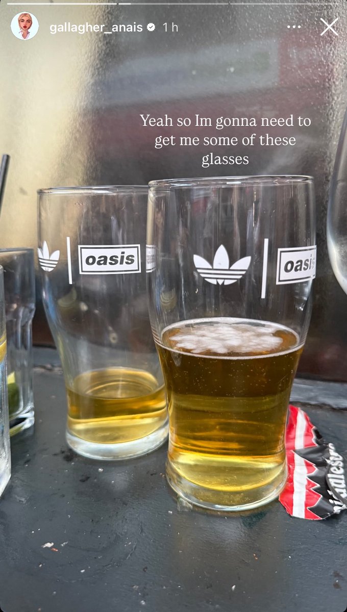 Adidas x oasis Pint Glasses!!!