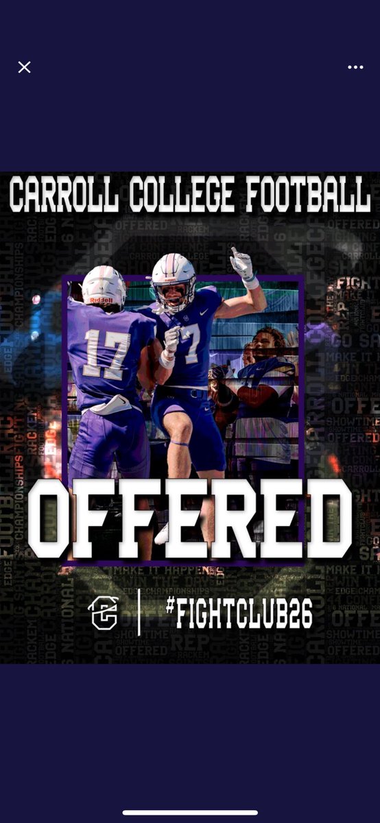 George Chaput (@chaput_george) on Twitter photo After a great camp and conversation with <a href="/CoachBroderickT/">Broderick Thomas</a> I am excited to have received an offer to play football at Carroll College! <a href="/BrunkDenis/">Denis Brunk</a> <a href="/SmithOkesa/">Okesa Smith</a> <a href="/ttherzog/">Coach Trent Herzog</a> <a href="/SVHS_FB/">St. Vincent de Paul College Prep Football</a> <a href="/FBCoachRivas/">Jason Rivas</a> <a href="/PGregorian/">Paul Gregorian</a> <a href="/westcoastpreps_/">West Coast Preps</a> After a great camp and conversation with <a href="/CoachBroderickT/">Broderick Thomas</a> I am excited to have received an offer to play football at Carroll College! <a href="/BrunkDenis/">Denis Brunk</a> <a href="/SmithOkesa/">Okesa Smith</a> <a href="/ttherzog/">Coach Trent Herzog</a> <a href="/SVHS_FB/">St. Vincent de Paul College Prep Football</a> <a href="/FBCoachRivas/">Jason Rivas</a> <a href="/PGregorian/">Paul Gregorian</a> <a href="/westcoastpreps_/">West Coast Preps</a>