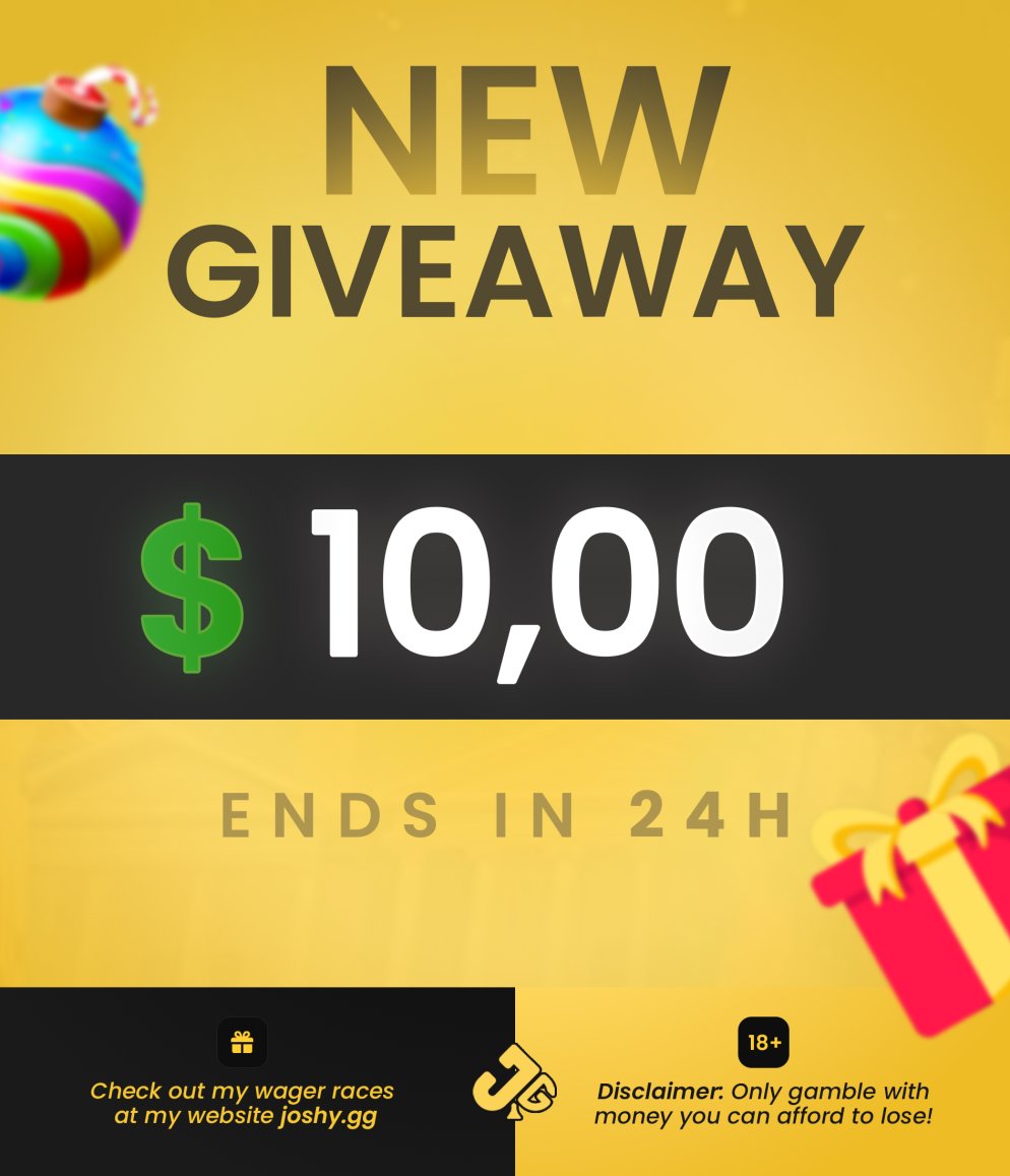 🎁$10 for random RT

👉Sign up on roobet today : roobet.com/?ref=joshy

👉Check our bi-weekly $5000 Roobet leaderboard : joshy.gg

#giveaway #roobet