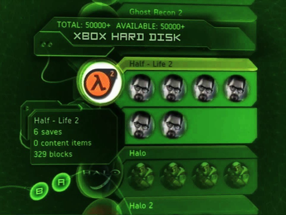 NostalgiaFolder's tweet image. original Xbox dashboard (2001)
