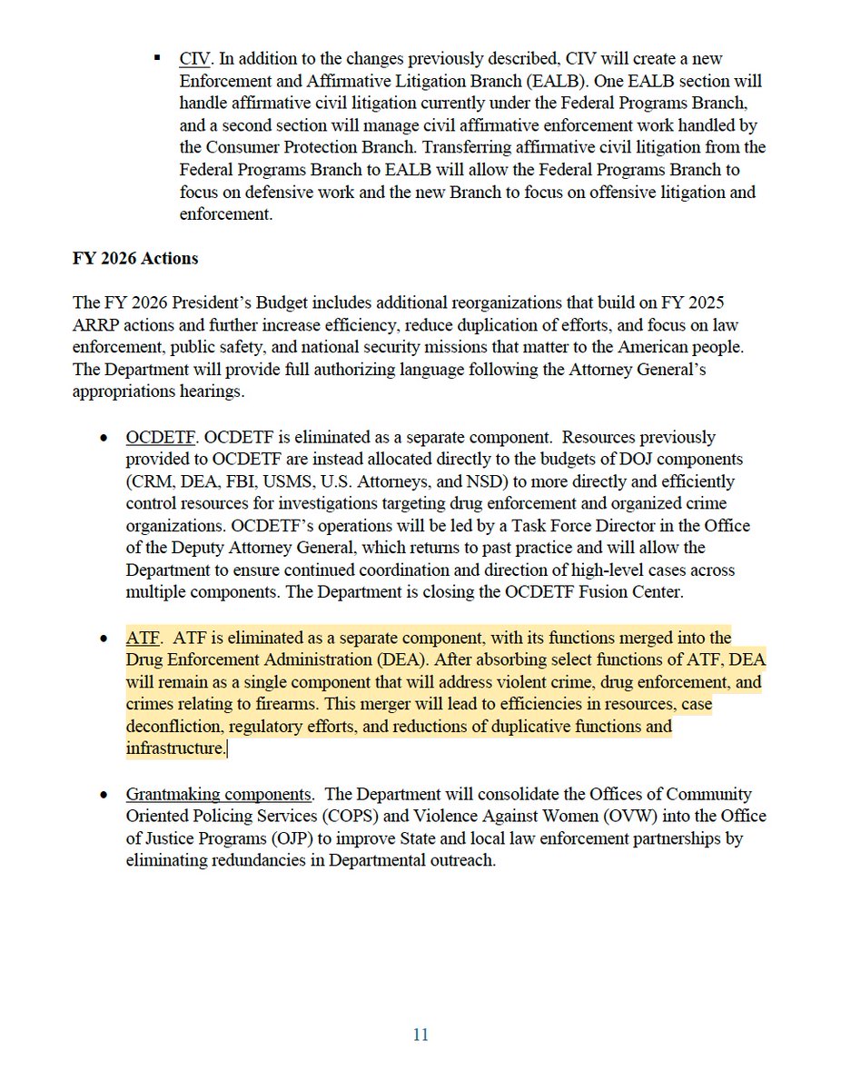 Merging ATF with DEA isn’t abolishment—it’s an abomination.

It would create a taxpayer-funded super agency to target gun owners:

❌ 3x ATF budget
❌ 4x ATF tactical units
❌ Reduced oversight &amp; accountability

Our stance is clear: Repeal all gun control, abolish ATF.