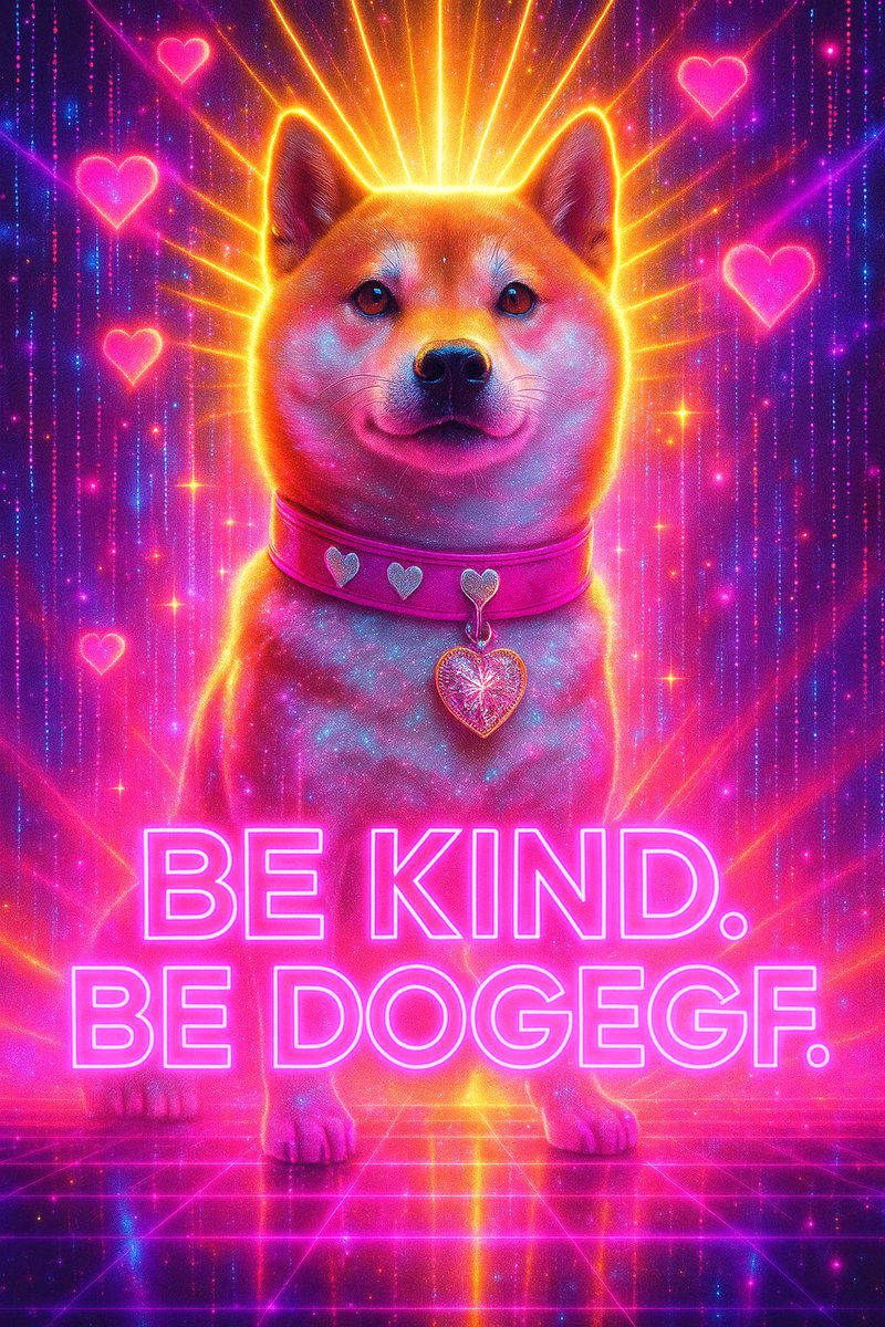 Be Kind.
Be DogeGF.

🩷🩷🩷

<a href="/dogegftoken/">DogeGF</a> <a href="/lindayaX/">Linda Yaccarino</a> <a href="/BillyM2k/">Shibetoshi Nakamoto</a> <a href="/elonmusk/">Elon Musk</a>