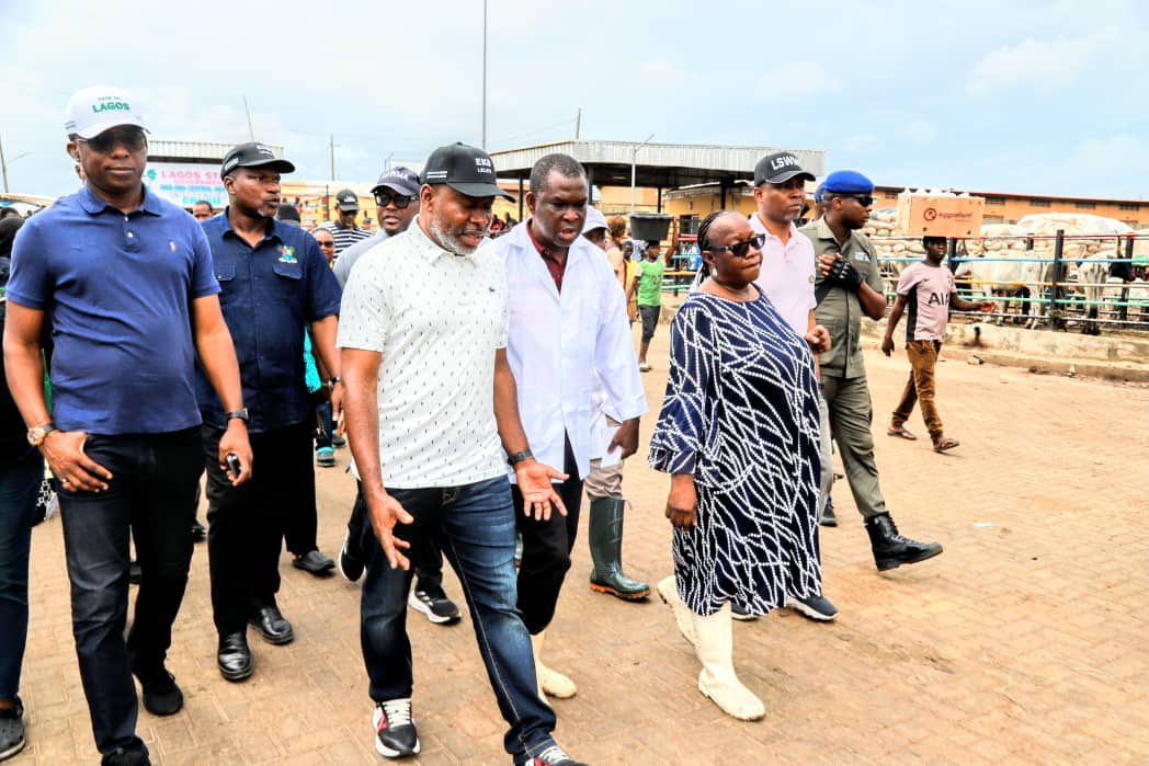 The Lagos State Govt (@followlasg) on Twitter photo LASG SHUTS OKO-OBA ABATTOIR OVERÂ UNSANITARY ACTIVITIES, WASTE MISMANAGEMENT
lagosstate.gov.ng/news/all/view/…
<a href="/jidesanwoolu/">Babajide Sanwo-Olu</a> <a href="/drobafemihamzat/">Obafemi Hamzat</a> <a href="/LasgMOE/">Lagos Min of the Environment and Water Resources</a> <a href="/tokunbo_wahab/">Tokunbo Wahab</a> <a href="/gbenga_omo/">Gbenga Omotoso</a> <a href="/gboyegaakosile/">Gboyega Akosile</a> <a href="/BSaluHundeyin/">Bimbola Salu-Hundeyin</a> <a href="/Mr_JAGs/">Jubril A. Gawat</a> <a href="/Riddwane/">AJE</a>
#AGreaterLagosRising
#LASG LASG SHUTS OKO-OBA ABATTOIR OVERÂ UNSANITARY ACTIVITIES, WASTE MISMANAGEMENT
lagosstate.gov.ng/news/all/view/…
<a href="/jidesanwoolu/">Babajide Sanwo-Olu</a> <a href="/drobafemihamzat/">Obafemi Hamzat</a> <a href="/LasgMOE/">Lagos Min of the Environment and Water Resources</a> <a href="/tokunbo_wahab/">Tokunbo Wahab</a> <a href="/gbenga_omo/">Gbenga Omotoso</a> <a href="/gboyegaakosile/">Gboyega Akosile</a> <a href="/BSaluHundeyin/">Bimbola Salu-Hundeyin</a> <a href="/Mr_JAGs/">Jubril A. Gawat</a> <a href="/Riddwane/">AJE</a>
#AGreaterLagosRising
#LASG