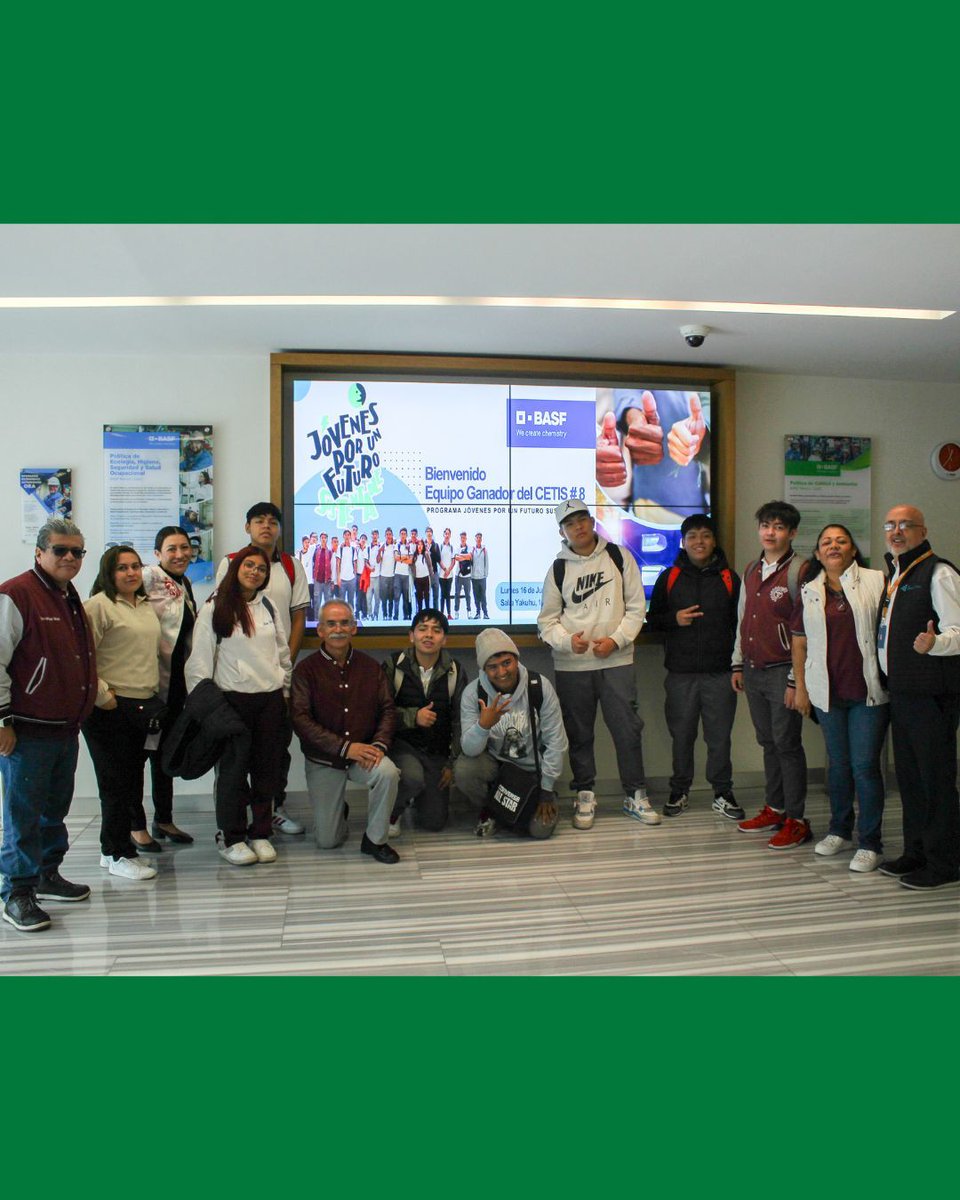 BASF México, CA & C (@basf_mexico) on Twitter photo BASF y <a href="/JAMexico_org/">Junior Achievement México 🚀</a> colaboran en la iniciativa global #JóvenesPorUnFuturoSustentable, impulsando ideas innovadoras creadas por jóvenes. Nuestra región ha participado ya en 3 ocasiones con proyectos de alumnos que buscan crear un cambio significativo hacia la sustentabilidad. BASF y <a href="/JAMexico_org/">Junior Achievement México 🚀</a> colaboran en la iniciativa global #JóvenesPorUnFuturoSustentable, impulsando ideas innovadoras creadas por jóvenes. Nuestra región ha participado ya en 3 ocasiones con proyectos de alumnos que buscan crear un cambio significativo hacia la sustentabilidad.