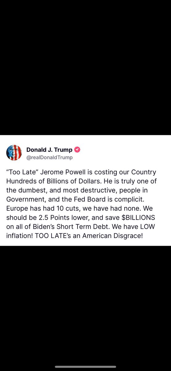 Jerome Powell is a saboteur. These Anti-Americans keep rates low when inflation is soaring and wrongfully high after inflation has cooled. There is no regard for the American People. These NWO Democrats are only intent on death and destruction.