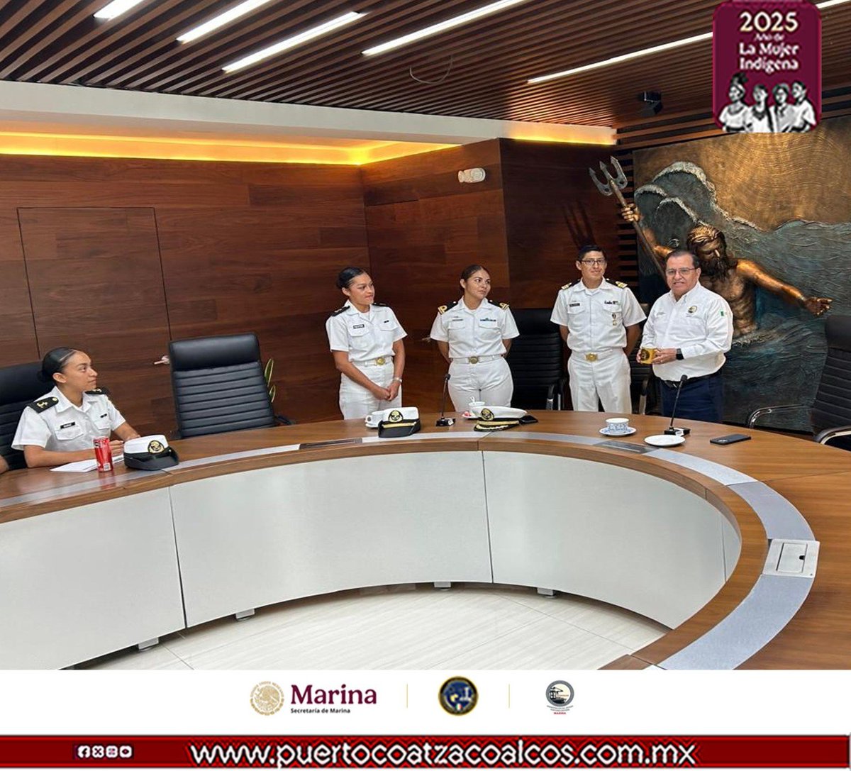 ASIPONA Coatzacoalcos (@coatzaport) on Twitter photo #Enterate 👀
Cadetes de la Heroica Escuela Naval Militar visitaron el Puerto Coatzacoalcos. ⚓️ 🚢 🇲🇽
más información: facebook.com/share/p/1JW4Rv…
<a href="/SEMAR_mx/">SEMAR México</a> ⚓️
<a href="/CIIT_mx/">Corredor Interoceánico</a> 🌊 #Enterate 👀
Cadetes de la Heroica Escuela Naval Militar visitaron el Puerto Coatzacoalcos. ⚓️ 🚢 🇲🇽
más información: facebook.com/share/p/1JW4Rv…
<a href="/SEMAR_mx/">SEMAR México</a> ⚓️
<a href="/CIIT_mx/">Corredor Interoceánico</a> 🌊