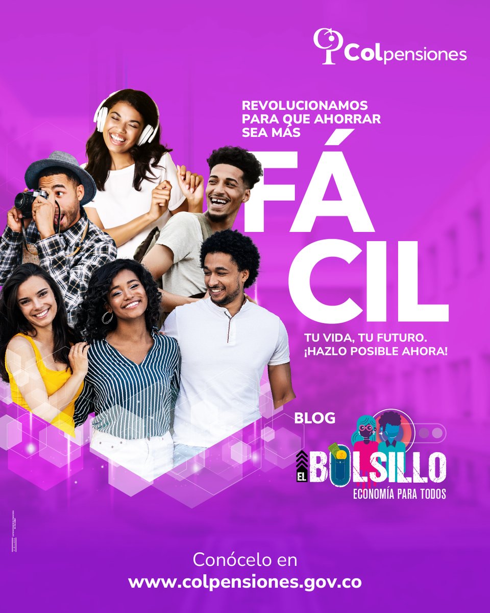 ¿Pensando en tu futuro, pero el ahorro te parece un lío? ¡Eso se acabó!
Con el nuevo sistema pensional, ahorrar para tu retiro es más fácil y flexible. Tú decides cómo y cuándo. 🚀
Olvídate de enredos y empieza a construir el futuro que sueñas.
🔗 colpensiones.gov.co