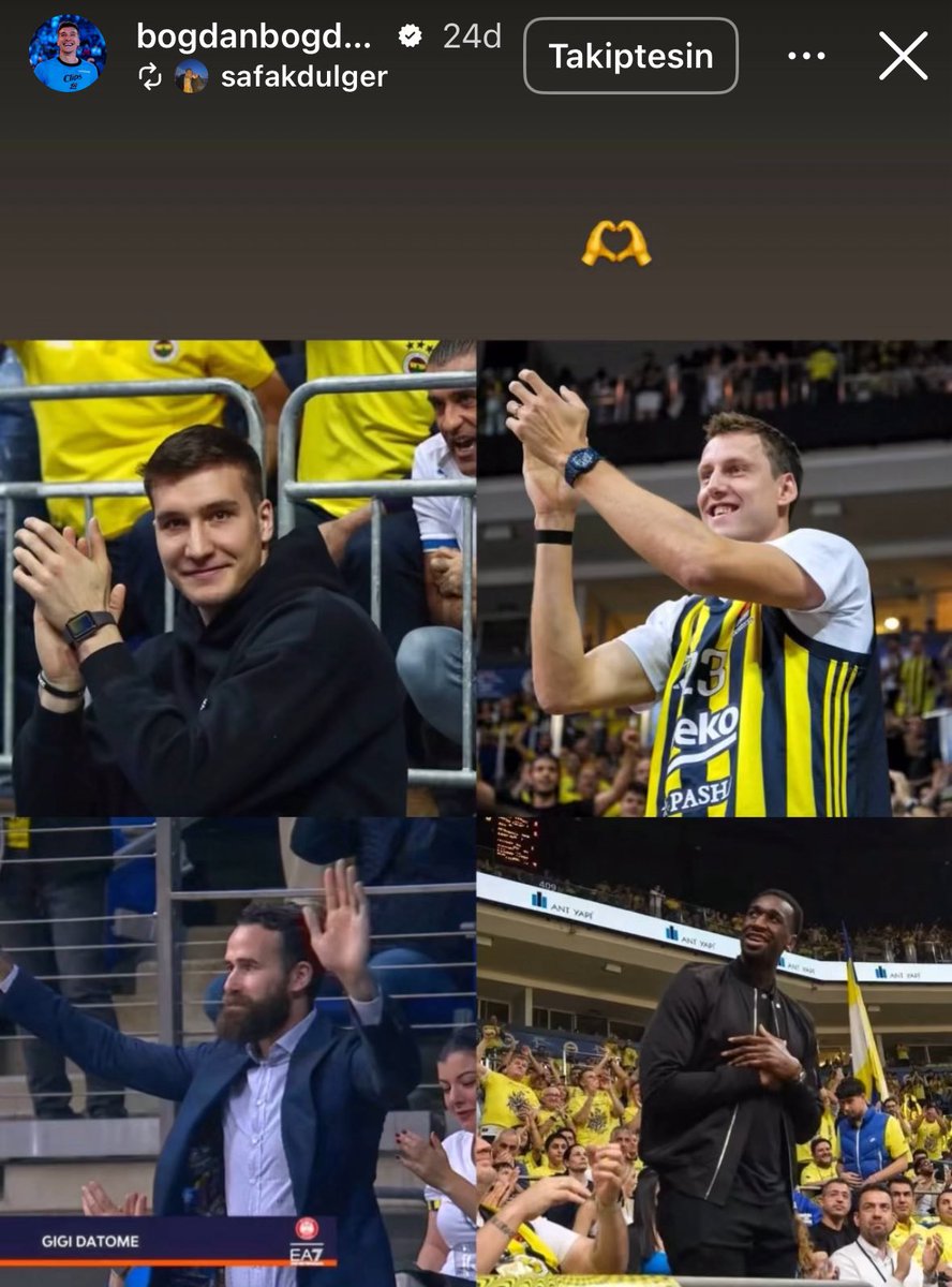 Bogdan Bogdanovic’in paylaşımı.