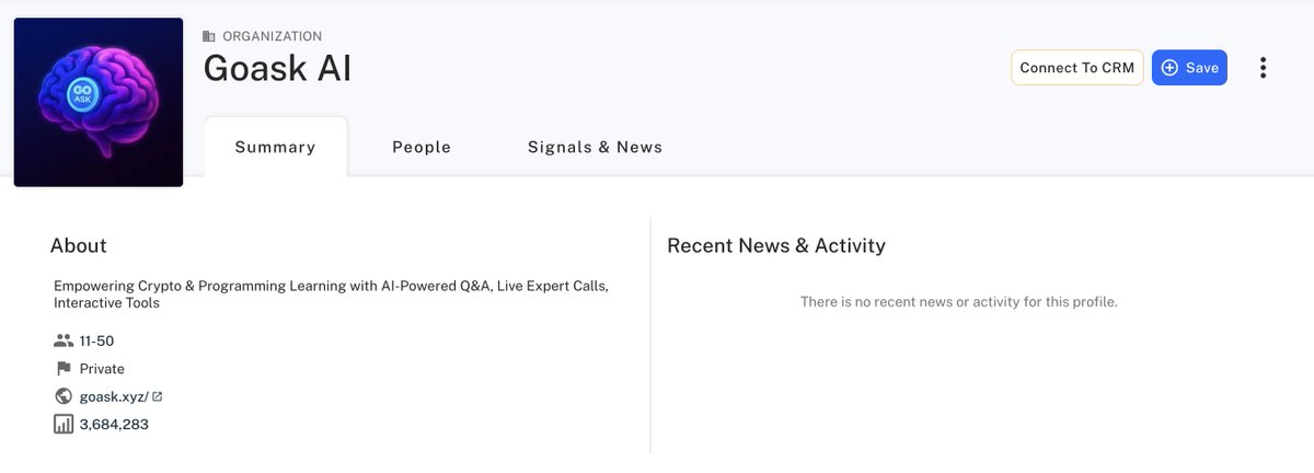 GoASK (@goaskai) on Twitter photo ๐ GoAsk AI is now officially on <a href="/crunchbase/">crunchbase</a>!
Empowering crypto & programming education through AI-powered Q&A, live expert calls, and interactive tools.
๐ See us here: crunchbase.com/organization/gโฆ ๐ GoAsk AI is now officially on <a href="/crunchbase/">crunchbase</a>!
Empowering crypto & programming education through AI-powered Q&A, live expert calls, and interactive tools.
๐ See us here: crunchbase.com/organization/gโฆ