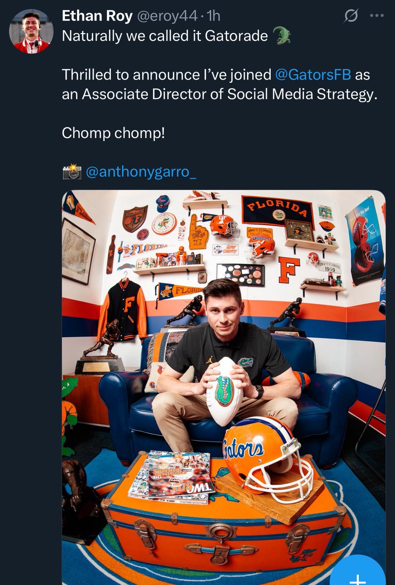 The <a href="/GatorsFB/">Florida Gators Football</a> staff had themselves an offseason! Florida picked up the best designer and in-game social talent in college football this offseason.

<a href="/anthonygarro_/">Anthony Garro</a> | <a href="/eroy44/">Ethan Roy</a>