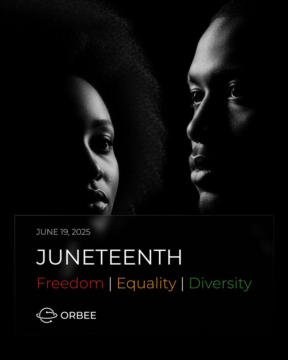 Today, we take the time to appreciate and value equality, and honor the people who fought for it and who will defend it for generations to come. 

Juneteenth is a reminder that freedom is something we strive for in everything we do and our diverse team at <a href="/orbeeinc/">Orbee</a> is a testament