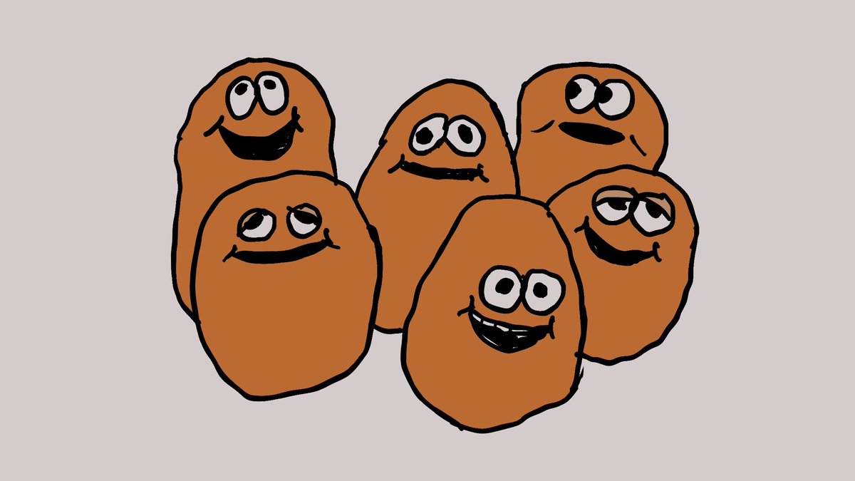 veggiecakeface's tweet image. mcnugget buddies
