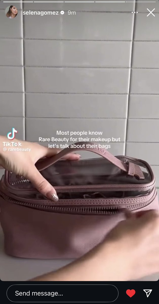 Selena Gomez Via Instagram Story sharing a picture of her fiancé Benny Blanco and friends getting ready to eat 😋 food looks amazing! She also shares Rare Beauty’s  TikTok of the new Find Comfort Travel Organizer 😍 <a href="/selenagomez/">Selena Gomez</a> <a href="/SelenaFanClub/">Official Selenators</a> <a href="/rarebeauty/">Rare Beauty</a> #SelenaGomez #RareBeauty