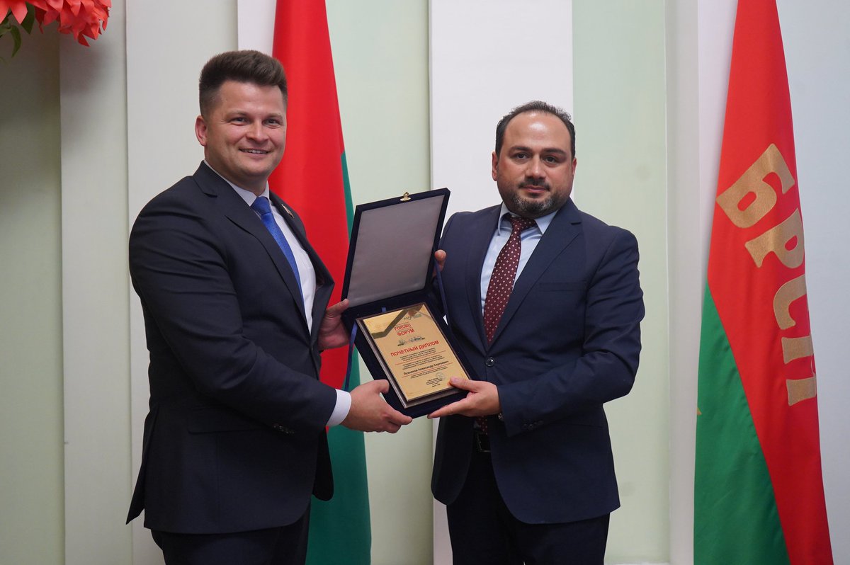 SabuhiABBASOV's tweet image. Azərbaycan-Slavyan Gəncləri Assosiasiyası olaraq yeni tarix yazdıq, ilklərə imza atdıq. BRSM rəhbəri, Belarus Parlamentinin deputatı Aleksandr Lukyanovla hər iki ölkə gəncliyi üçün uzun bir yola çıxdıq. Qarşıda maraqlı layihələrimiz olacaq. Təşəkkürlər 

#ASGA