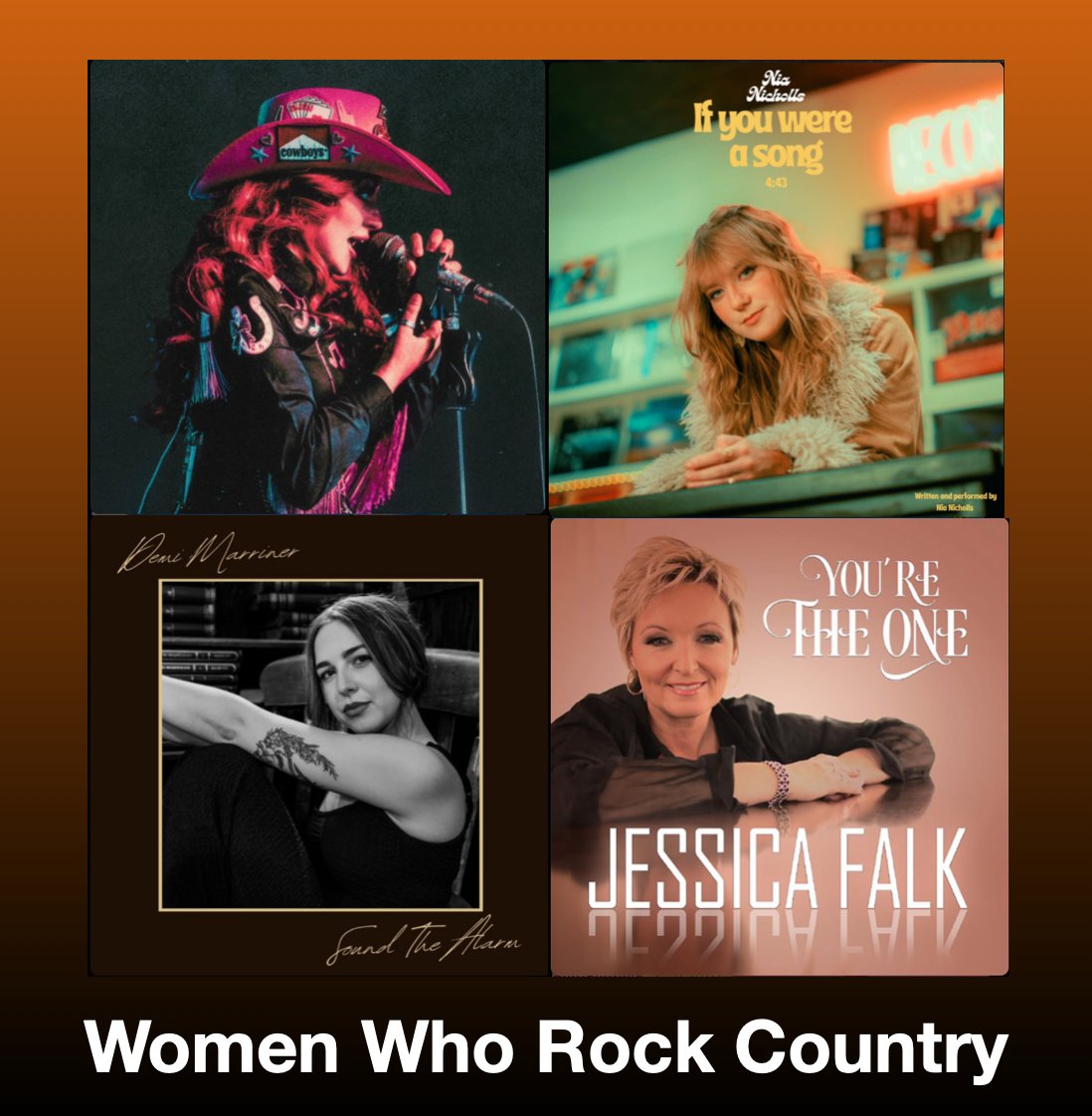 Scott Kash (@scottkash88) on Twitter photo NEW #WomenWhoRockCountry playlist Vol.241 with the best #newcountrymusic from the UK & EU
<a href="/BronnieMusic/">BRONNIE</a> Next Shift
<a href="/nianicholls/">Nia đź’Ś</a> If You Were A Song
<a href="/dmarrinermusic/">Demi Marriner</a> Sound The Alarm
<a href="/FalkJessica/">Jessica Falk</a> You're The One
+MORE
#Spotify
rb.gy/p6q39c
#NewMusic2025 #Country NEW #WomenWhoRockCountry playlist Vol.241 with the best #newcountrymusic from the UK & EU
<a href="/BronnieMusic/">BRONNIE</a> Next Shift
<a href="/nianicholls/">Nia đź’Ś</a> If You Were A Song
<a href="/dmarrinermusic/">Demi Marriner</a> Sound The Alarm
<a href="/FalkJessica/">Jessica Falk</a> You're The One
+MORE
#Spotify
rb.gy/p6q39c
#NewMusic2025 #Country