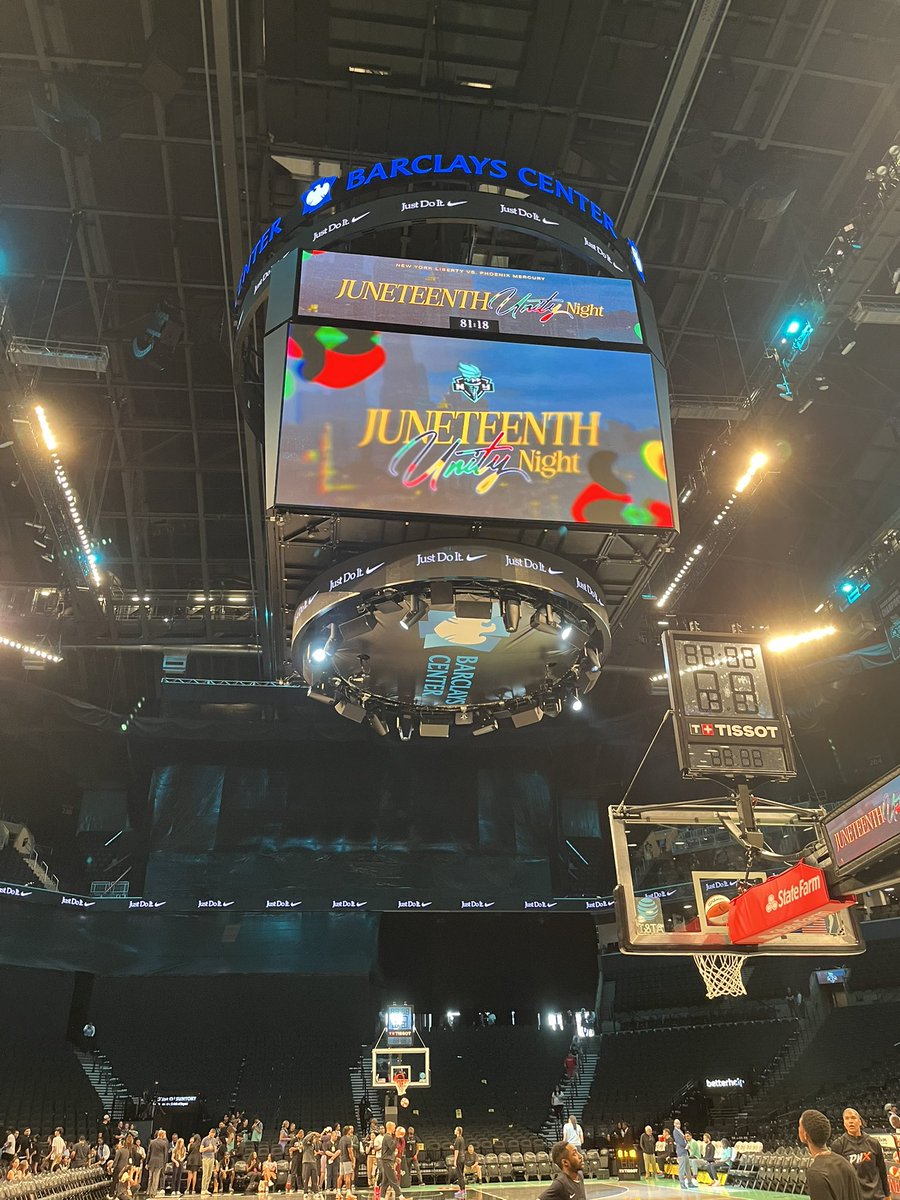 Brian Heyman (@bheyman99) on Twitter photo At Barclays Center for <a href="/NewsdaySports/">Newsday Sports</a>. It’s the Liberty (10-1) vs. the Phoenix Mercury (9-4). #WNBA #nyliberty At Barclays Center for <a href="/NewsdaySports/">Newsday Sports</a>. It’s the Liberty (10-1) vs. the Phoenix Mercury (9-4). #WNBA #nyliberty