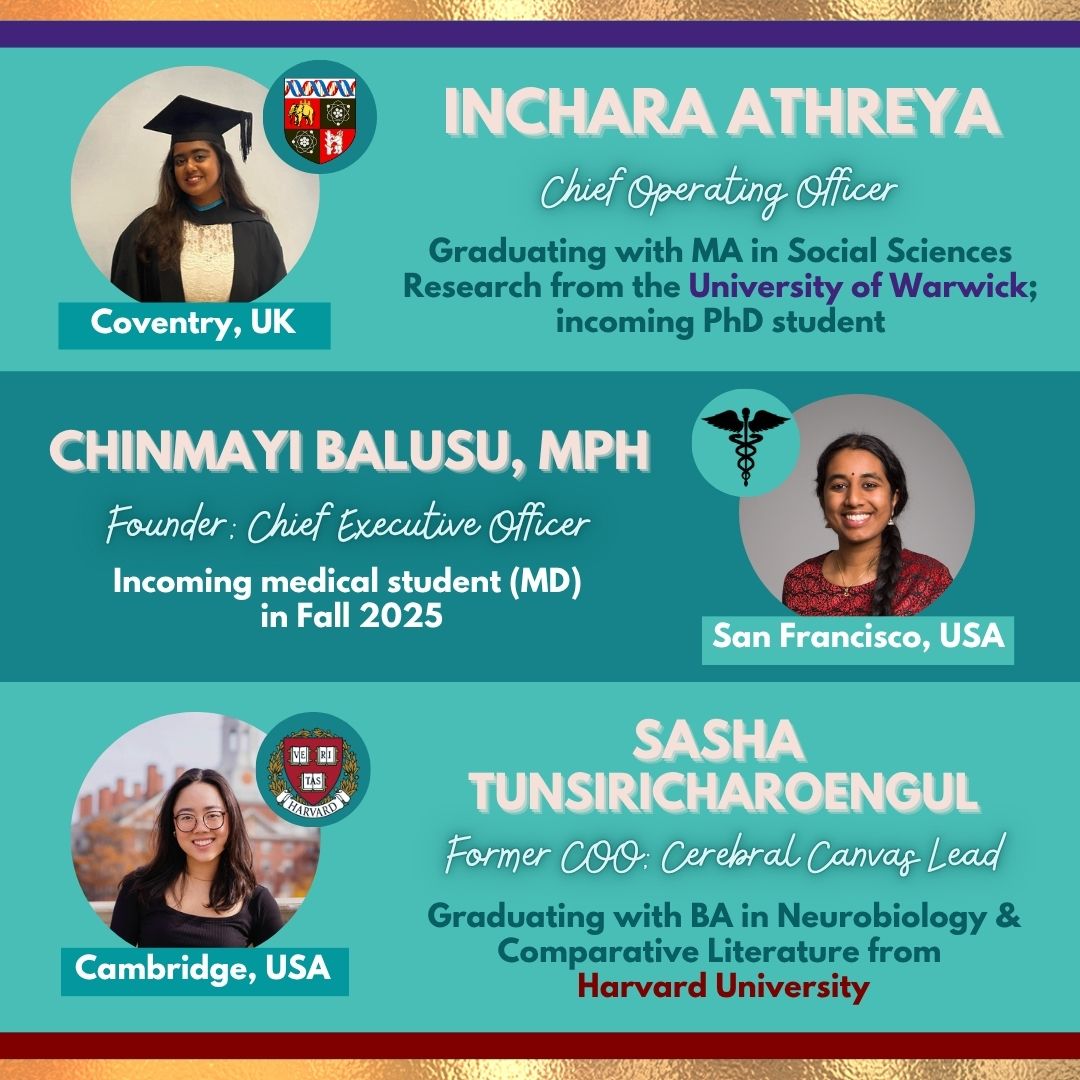 Congratulations to our graduating and matriculating leadership team! 🎉🎓

Join us in celebrating these three incredible individuals - the pillars of Simply Neuroscience - for all they’ve accomplished. 

We’re so proud of you all, and we can’t wait to see what you do next!