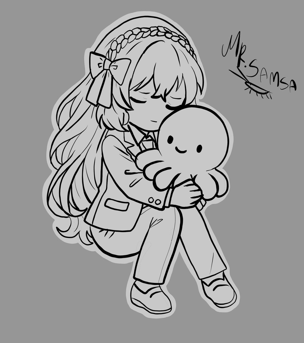 Cynamii's tweet image. Look at this super cute Ishy I got from @AlbedoWoods !!
Do consider supporting them 鈾ワ笍