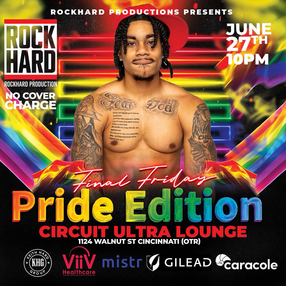 ROCKHARD513's tweet photo. Cincinnati Pride Weekend with @ROCKHARD513 June 27th - 29th https://t.co/yaKyVpk2dK