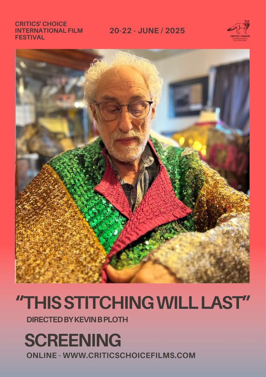 Kevin B. Ploth @kevinthebeastploth (@kevinbploth) on Twitter photo This Stitching Will Last, will be available for online screening from June 20 to June 22, 2025.
criticschoicefilms.com
<a href="/ccfilmawards/">Critics' Choice International Film Festival</a> <a href="/FilmFreeway/">FilmFreeway</a> <a href="/ArtimisLLC/">ARTIMIS Theatrical Productions LLC</a> This Stitching Will Last, will be available for online screening from June 20 to June 22, 2025.
criticschoicefilms.com
<a href="/ccfilmawards/">Critics' Choice International Film Festival</a> <a href="/FilmFreeway/">FilmFreeway</a> <a href="/ArtimisLLC/">ARTIMIS Theatrical Productions LLC</a>