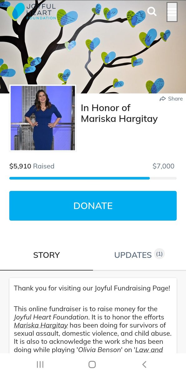 NatashaFromNZ1's tweet image. It would be great if you all followed instagram.com/honoringmarisk… - for every new follower, a $1 will be donated to @TheJHF in a week - honoring #mariskahargitay's advocacy efforts with SA and DV survivors. The fundraiser is $90 away from 6k! #svu