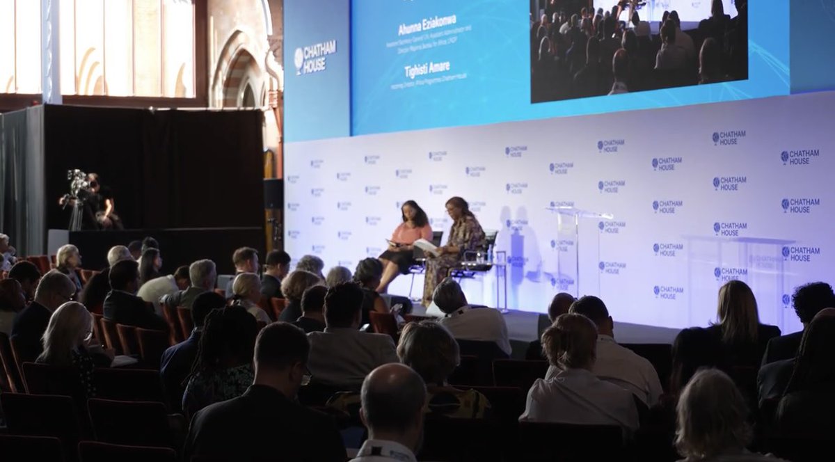 Ahunna Eziakonwa (@ahunnaeziakonwa) on Twitter photo Development isn’t a side project: it is the ‘operating system’ of global stability.
At <a href="/ChathamHouse/">Chatham House</a> #CHLondon, I urged us to reframe development as the answer to insecurity, violent extremism & fractured trust. Development isn’t a side project: it is the ‘operating system’ of global stability.
At <a href="/ChathamHouse/">Chatham House</a> #CHLondon, I urged us to reframe development as the answer to insecurity, violent extremism & fractured trust.